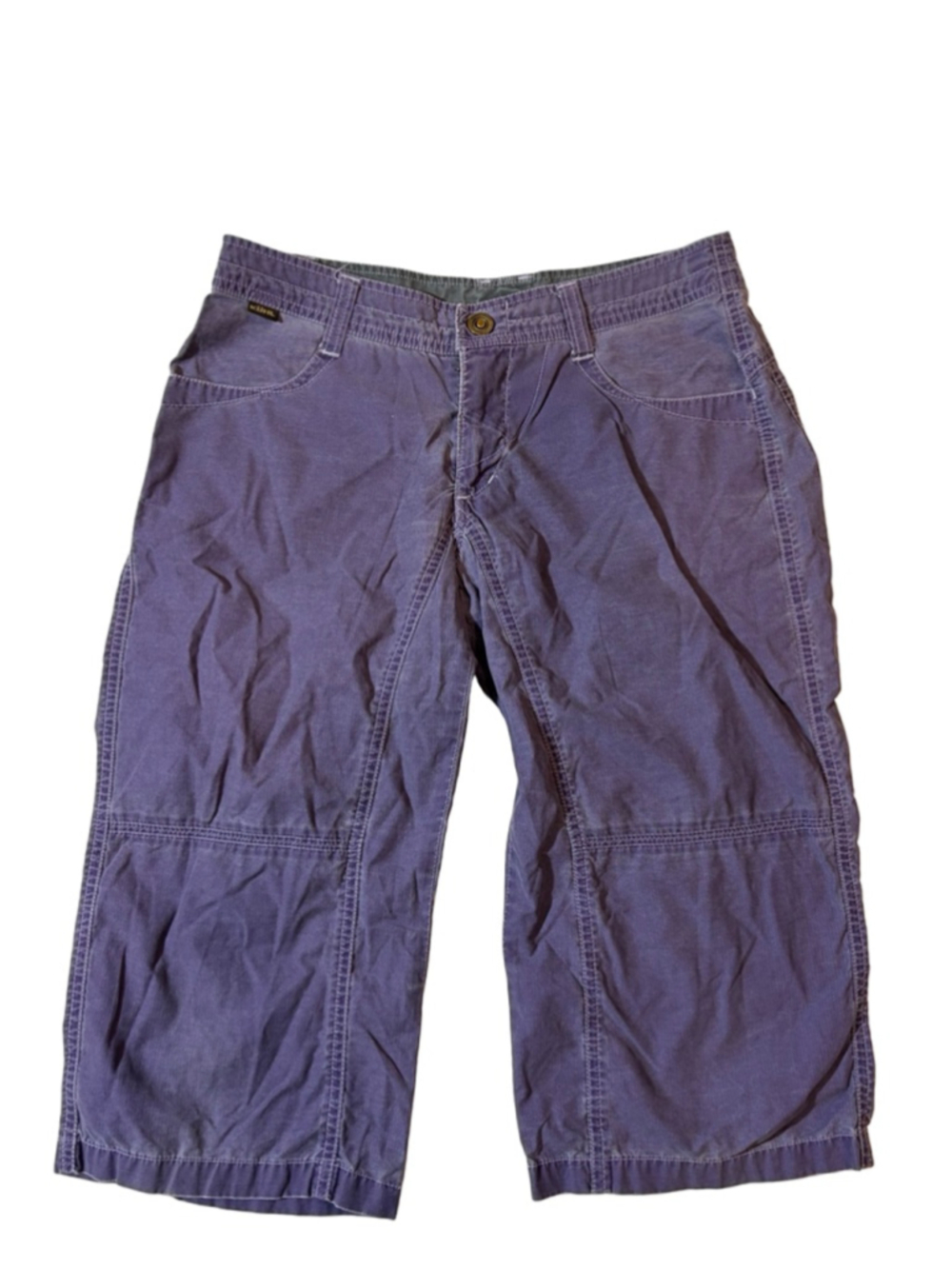 Kuhl Kruhl Capris Purple Hiking Outdoor Cropped Pants Womens Size 4 flaw